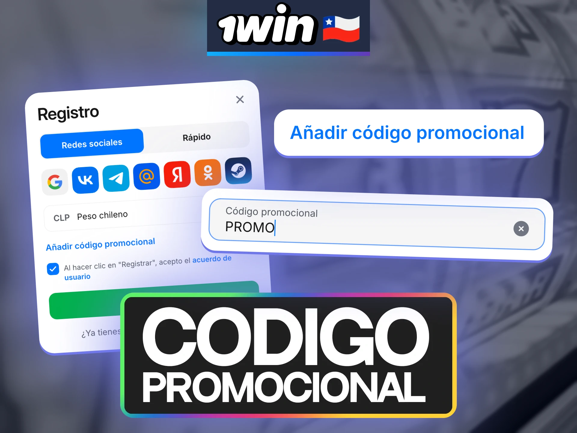 Utiliza el código promocional 1win y consigue bonificaciones extra.